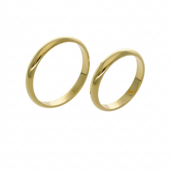 Argolla Matrimonio 3x1.3mm Entrega Inmediata