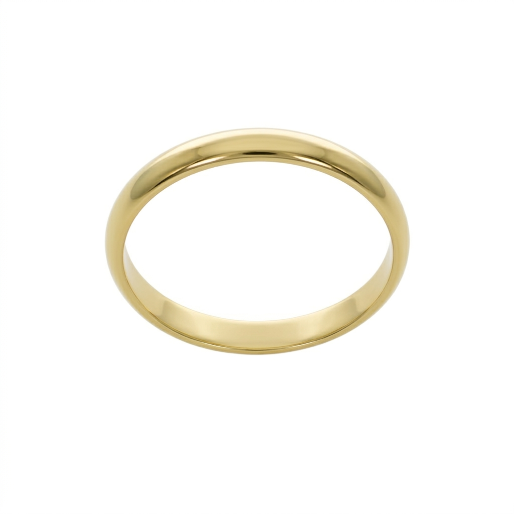 Argolla Matrimonio 3x1.3mm Entrega Inmediata
