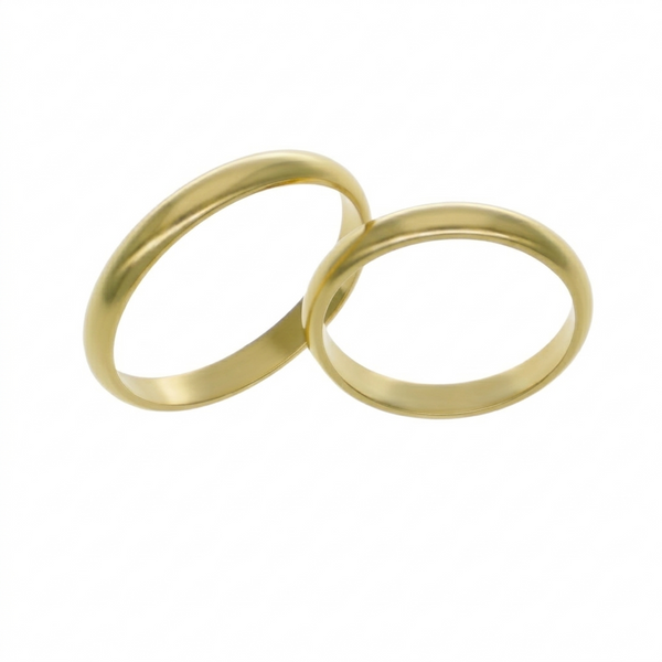 Argolla Matrimonio 3x1.3mm Entrega Inmediata