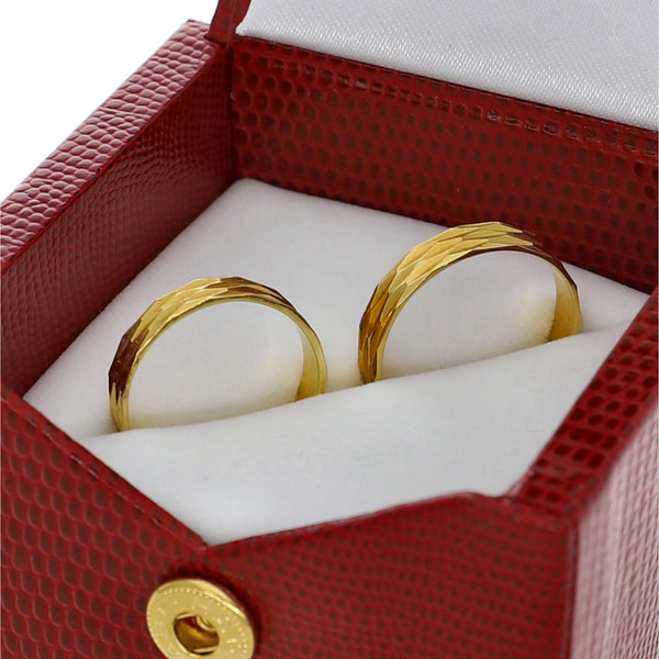Argollas Matrimonio Tallada 4mm