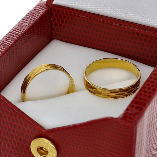 Argollas Matrimonio Tallada 4mm
