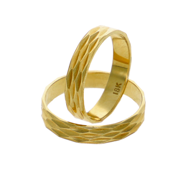 Argollas Matrimonio Tallada 4mm