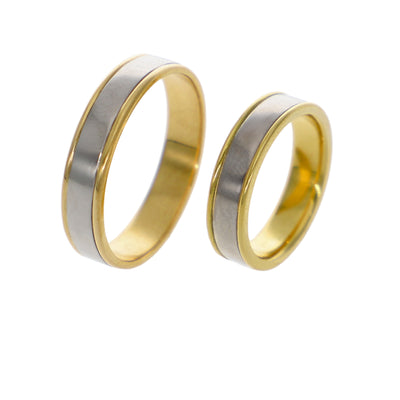 Argolla Matrimonio Bicolor