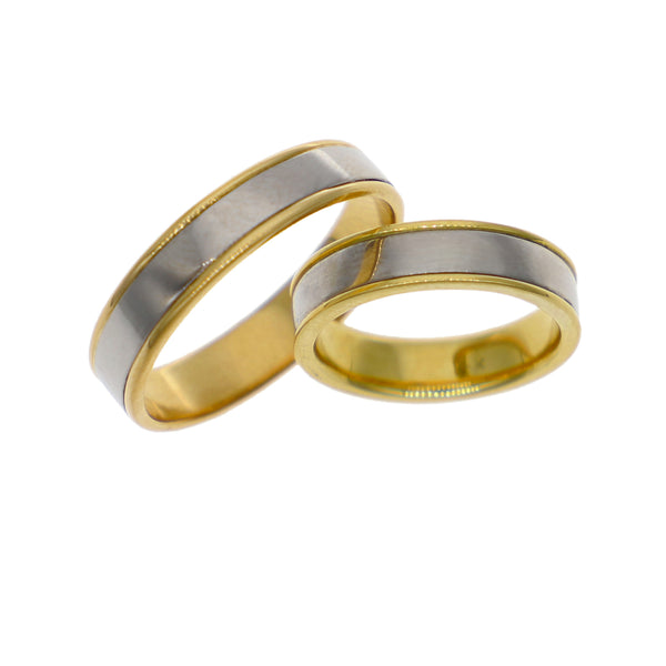 Argolla Matrimonio Bicolor