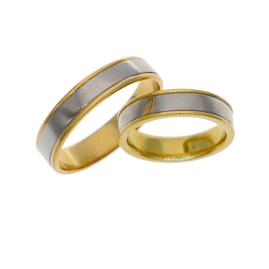 Argolla Matrimonio Bicolor