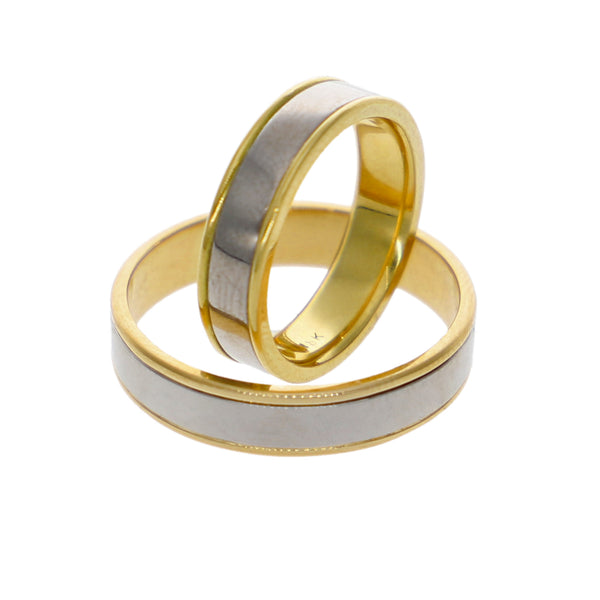 Argolla Matrimonio Bicolor