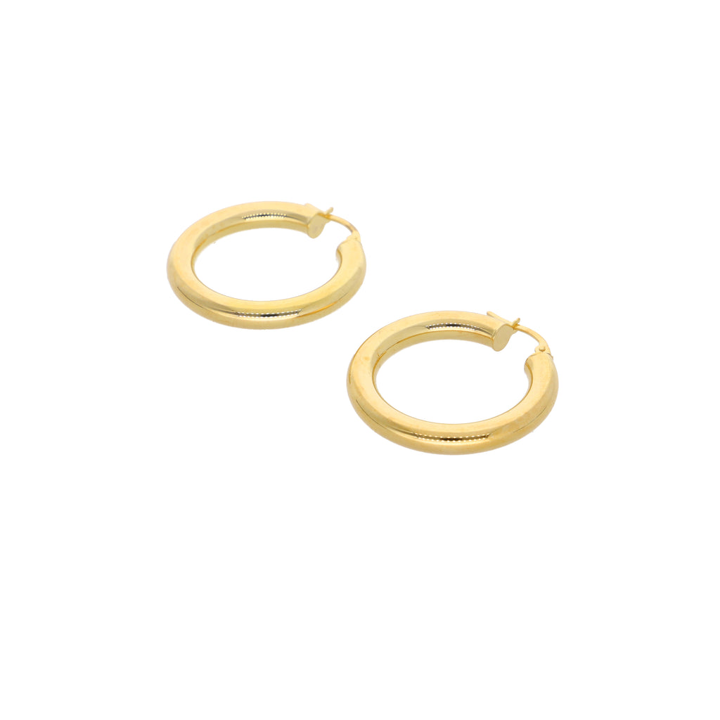 Aros Argolla Oro Amarillo 27x4mm AR-13656