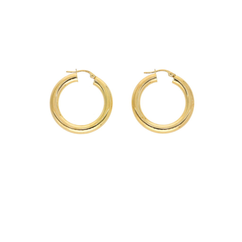 Aros Argolla Oro Amarillo 27x4mm AR-13656