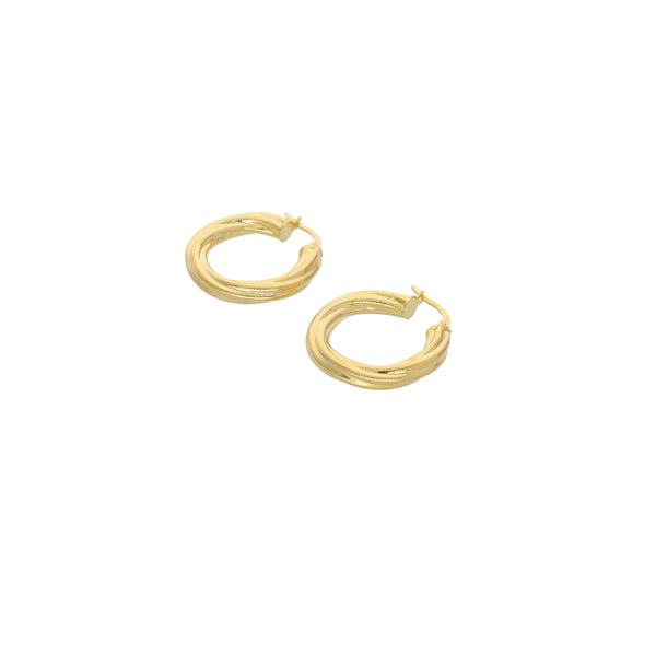 Aros Argolla Oro Amarillo 22x4mm AR-13658