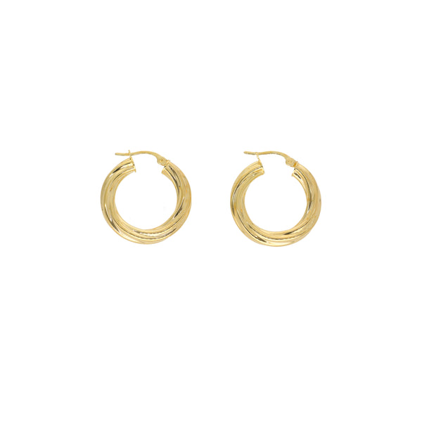 Aros Argolla Oro Amarillo 22x4mm AR-13658