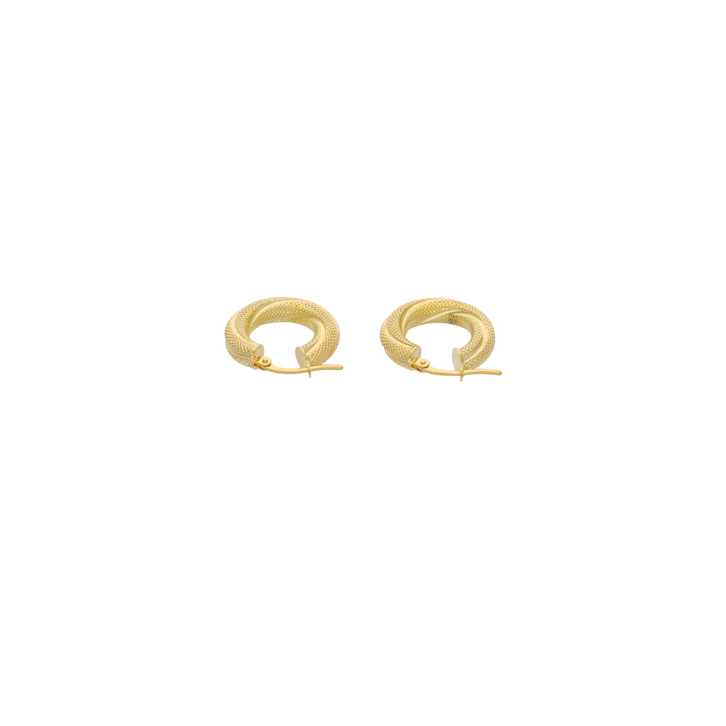 Aros Argolla Oro Amarillo 18x4mm AR-13659