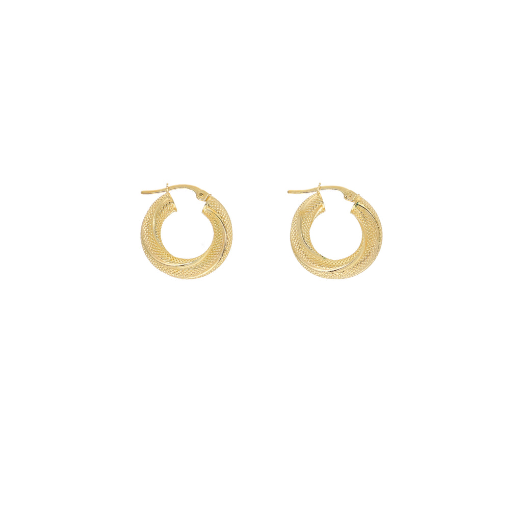 Aros Argolla Oro Amarillo 18x4mm AR-13659
