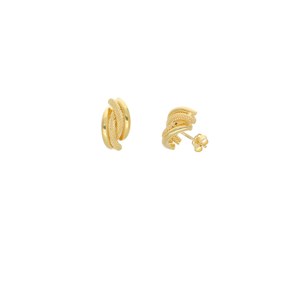 Aros Media Argolla Oro Amarillo AR-13666
