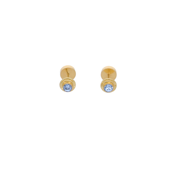 Aro Abridor Oro Amarillo Circón AR-13673