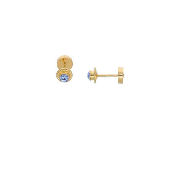 Aro Abridor Oro Amarillo Circón AR-13673
