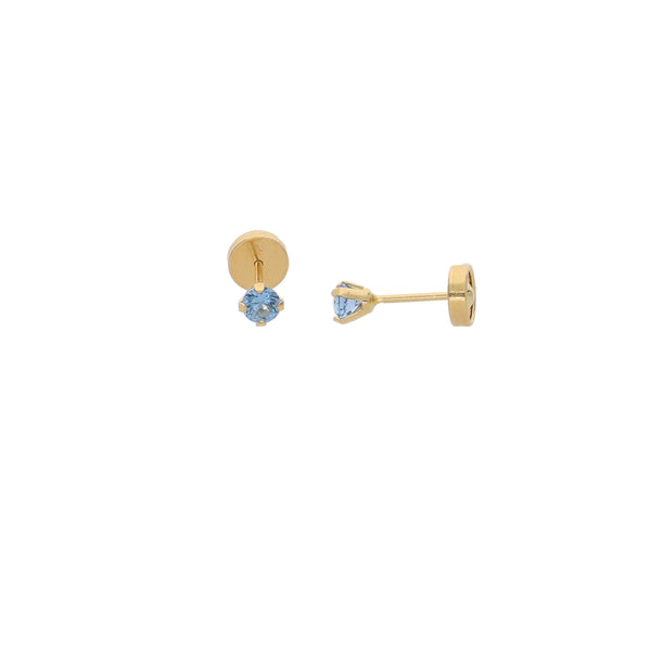 Aro Abridor Oro Amarillo Circón AR-13674