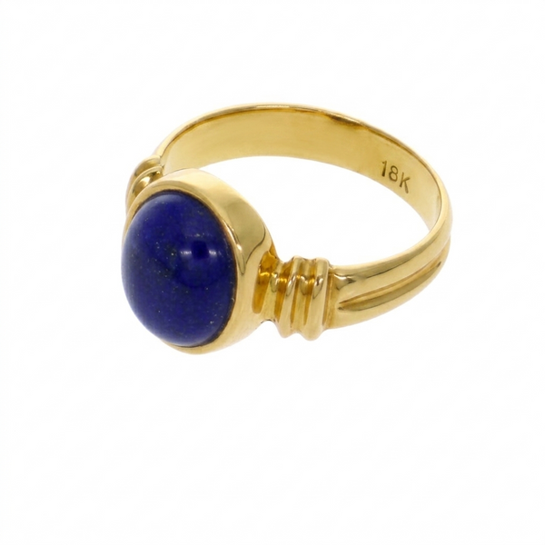 Anillo Oro Amarillo Lapislázuli AN9811266