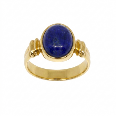 Anillo Oro Amarillo Lapislázuli AN9811266