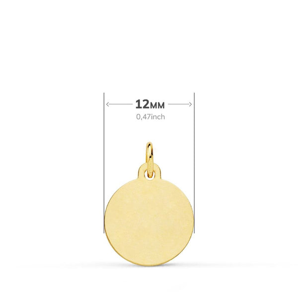 Medalla Oro Amarillo Bautismo ME12725