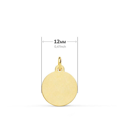 Medalla Oro Amarillo Bautismo ME12725