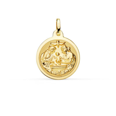 Medalla Oro Amarillo Bautismo ME12725