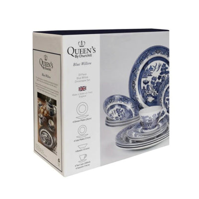 Juego Loza Churchill Blue Willow 20 Pzas