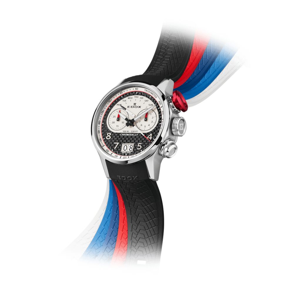 Reloj EDOX Chronorally Cronógrafo 45 Edición Limitada 38003.TINRCANBR