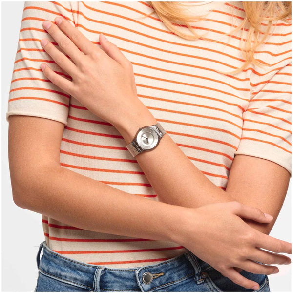 Reloj Swatch Metal Knit SS08M100M