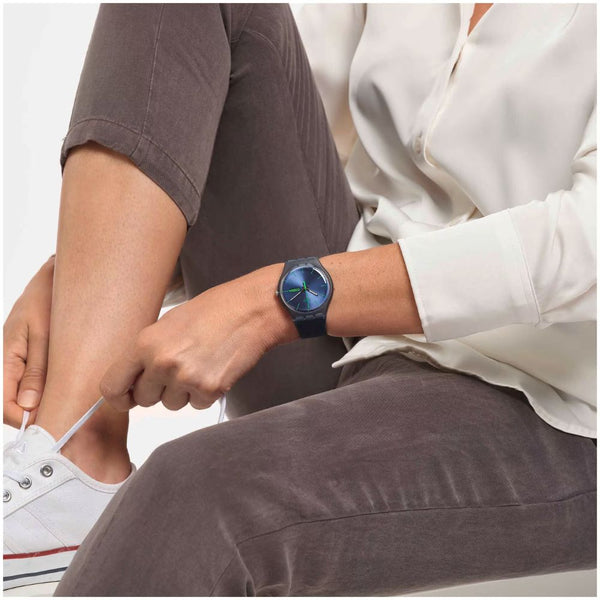 Reloj Swatch Blue Rebel SO29N704