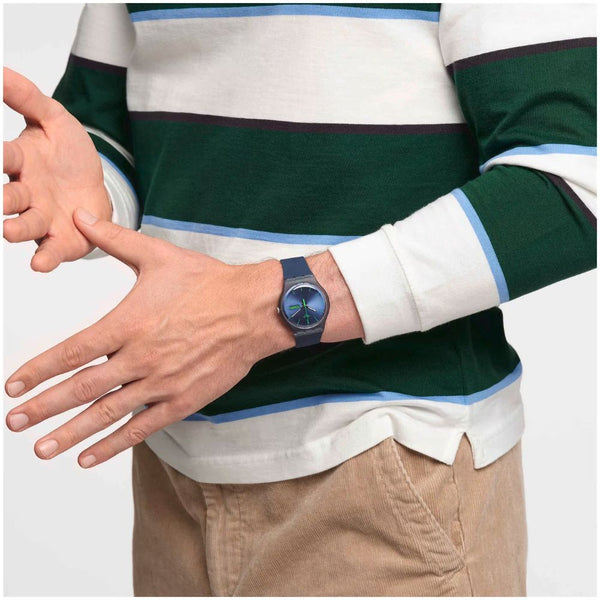Reloj Swatch Blue Rebel SO29N704