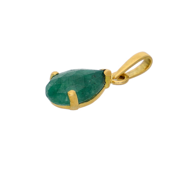 Colgante Oro Amarillo Raíz de Esmeralda CL0312242