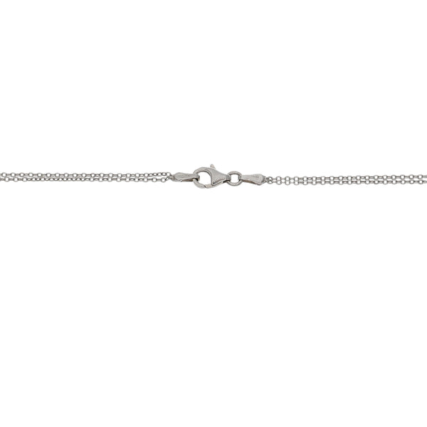 Collar Oro Blanco y Brillantes CO0511266