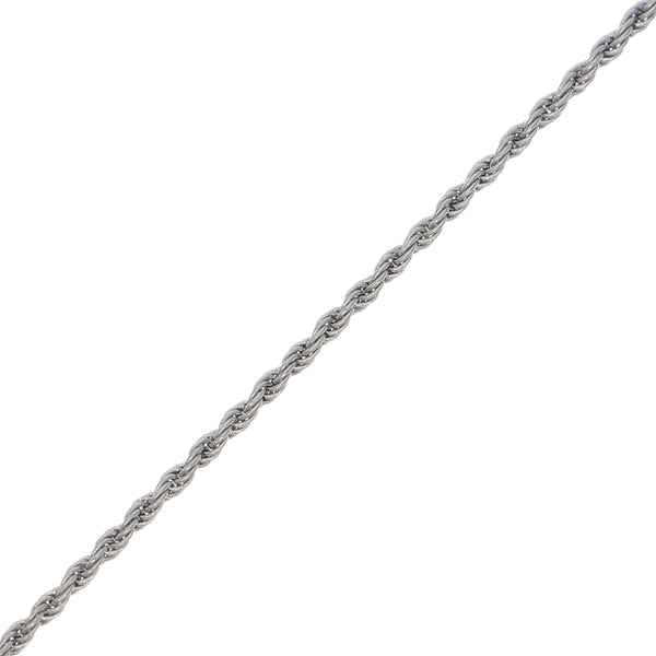 Collar Oro Blanco Brillantes y Perla Cultivada CL442