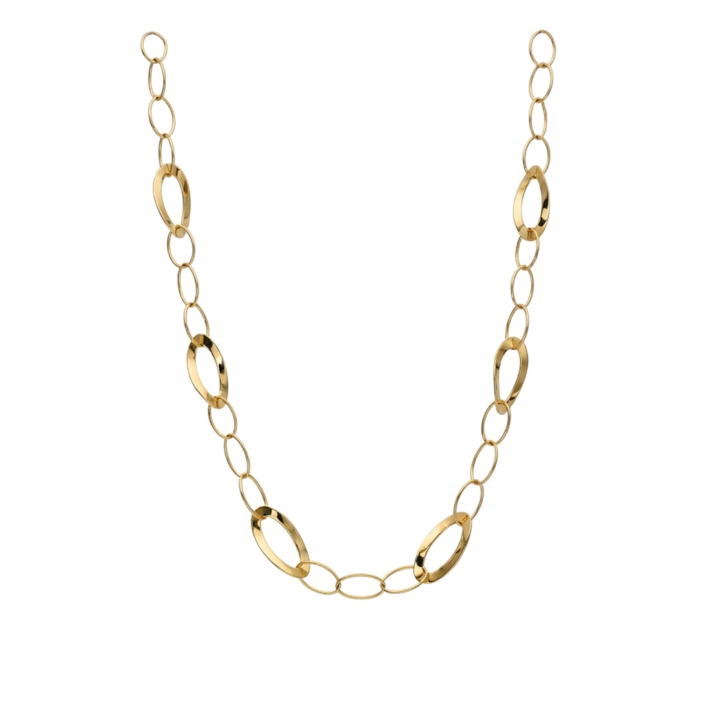 Collar Oro Amarillo Eslabones CO0806136