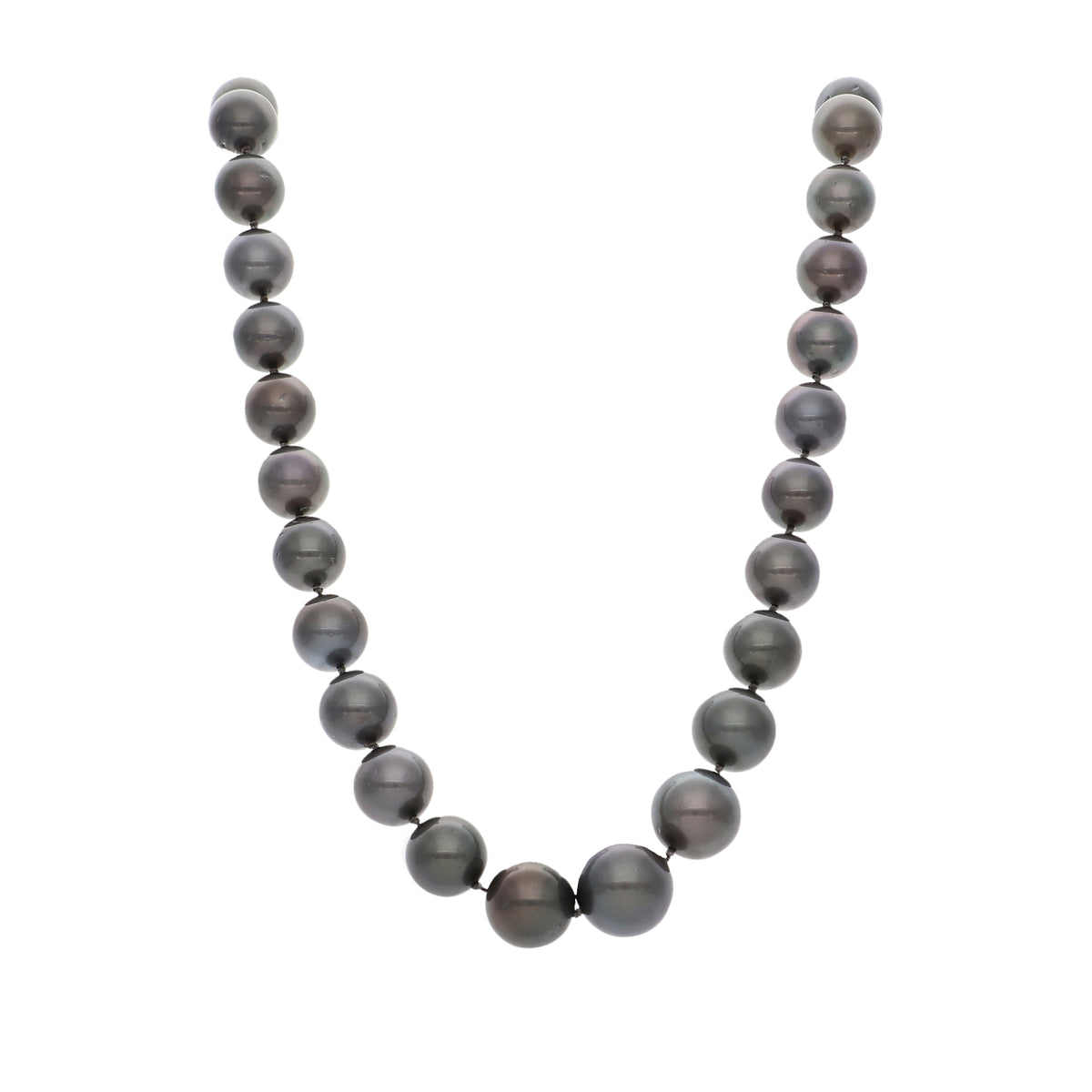 Collar Oro Blanco y Perlas Cultivadas Tahití CO0812378