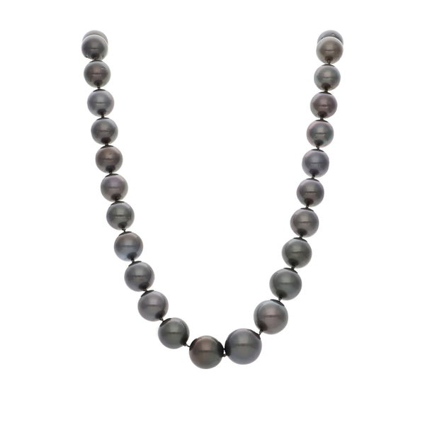 Collar Oro Blanco y Perlas Cultivadas Tahití CO0812378