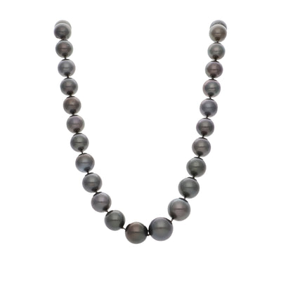 Collar Oro Blanco y Perlas Cultivadas Tahití CO0812378