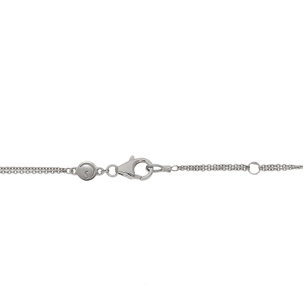 Collar Oro Blanco Amarillo Perla Cultivada y Brillantes CO0812438