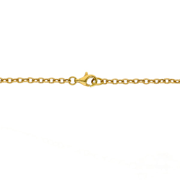 Collar Oro Amarillo y Coral CO8176