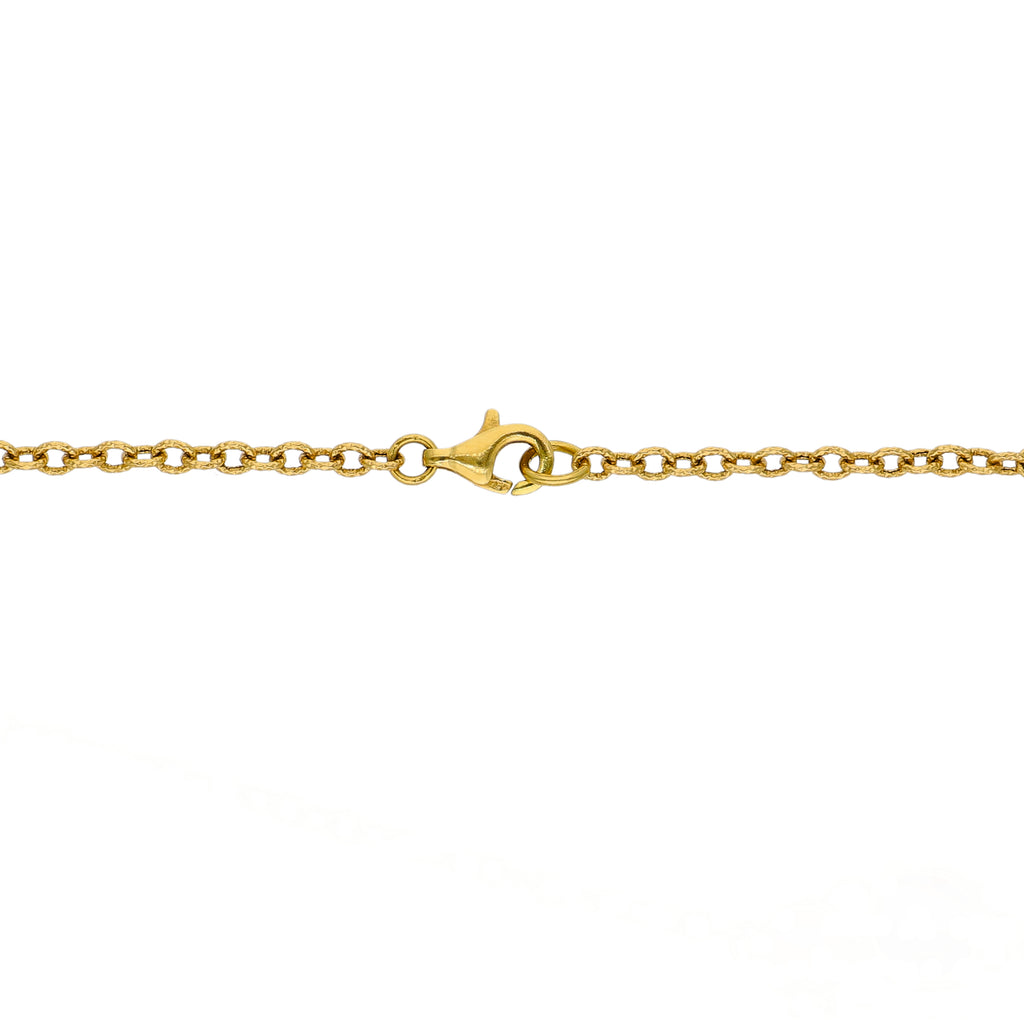 Collar Oro Amarillo y Coral CO8177