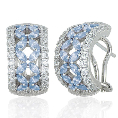 Aros ARTLINEA Plata y Circones ZOR106AZ