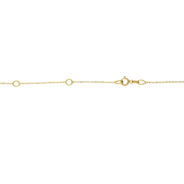 Collar Oro Amarillo Brillantes CO8237