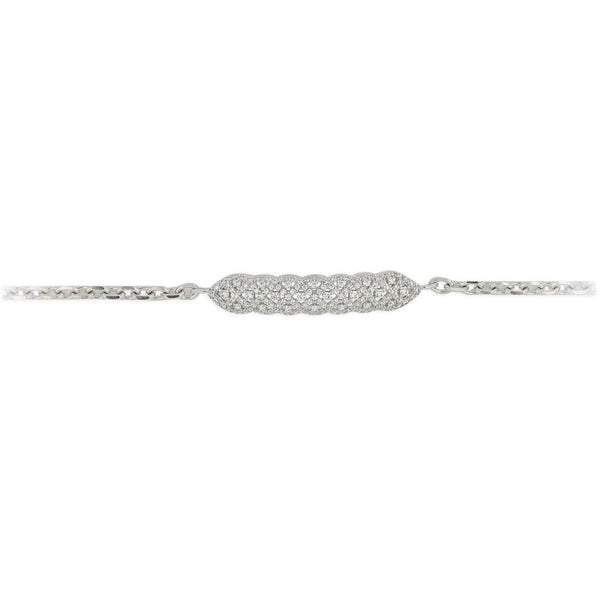 Pulsera ARTLINEA Plata y Circones Arabesque ZBR740