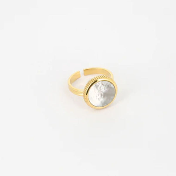 Anillo Zag Pearly