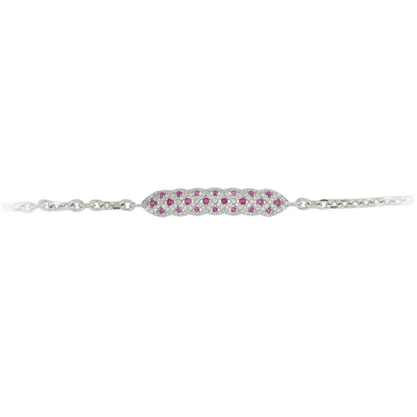 Pulsera ARTLINEA Plata y Circones Arabesque ZBR740