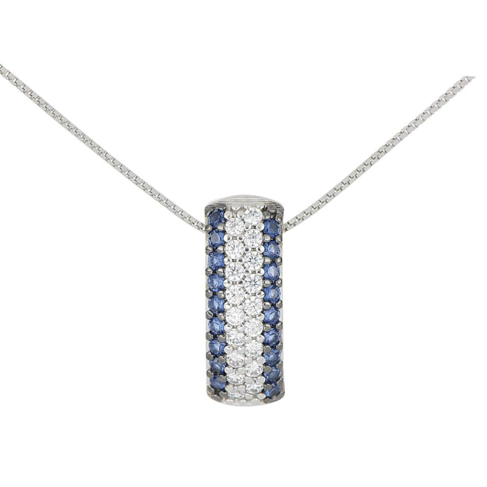 Collar ARTLINEA Plata y Circones Pavé ZCL1433BL