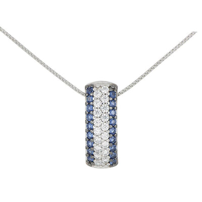 Collar ARTLINEA Plata y Circones Pavé ZCL1433BL