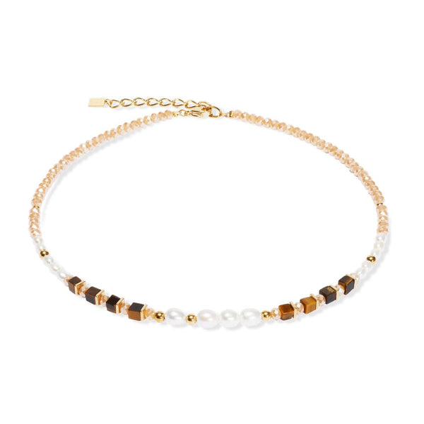 Collar Cosmic Perlas Deep Gold