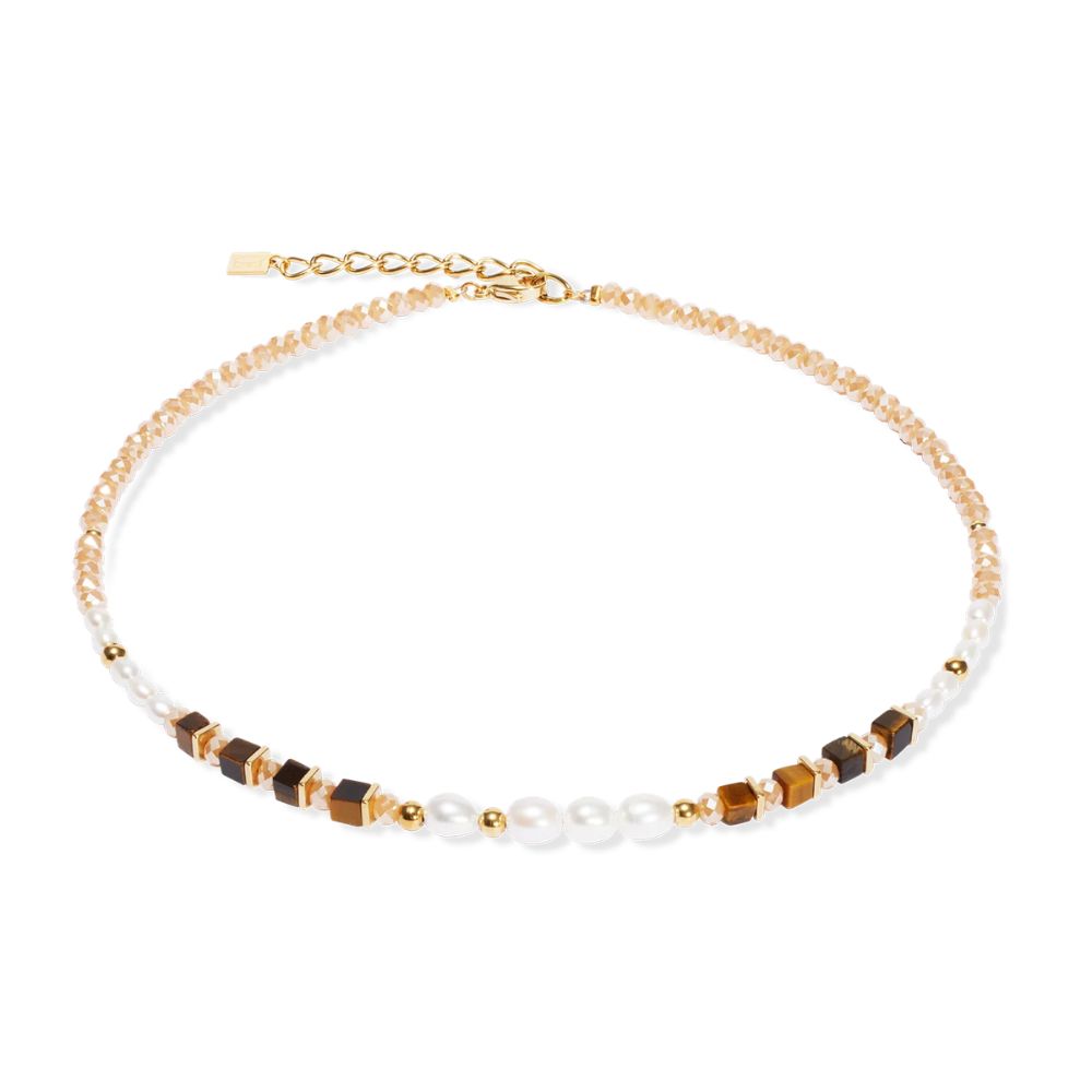 Collar Cosmic Perlas Deep Gold