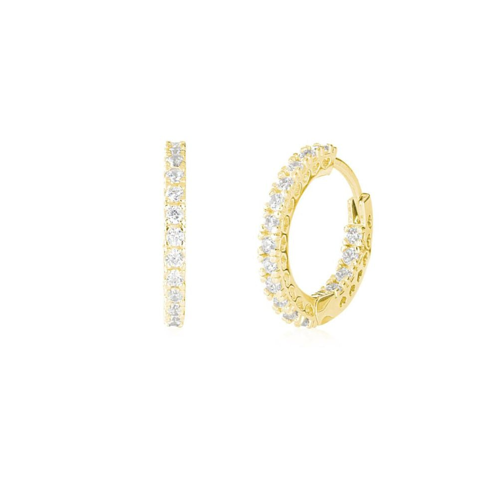 Aros ARTLINEA Plata y Circones Pavé ZOR1270